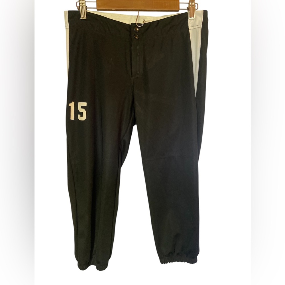 Teamwork athletic apparel medium 28-30 Black and White Men's Pants football